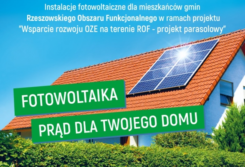 28 lipca spotkanie na temat instalacji fotowoltaicznych